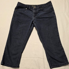 Women's Jeans Capris Size 10 Blue Denim