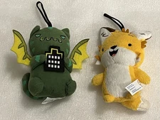 Lot of 2 Shirt Woot! Plush Hangers for Ages 13 up Decorative Use Only NOT A TOYS