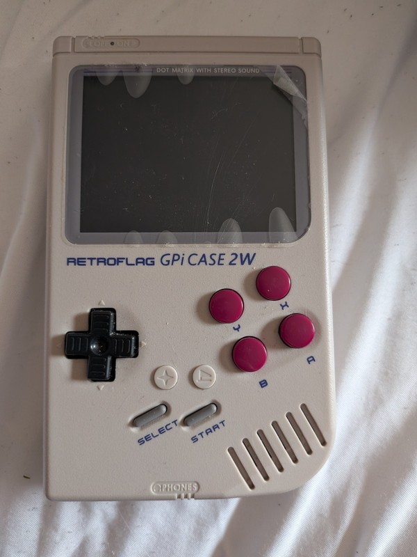Retroflag GPI CASE 2W With Pi Zero 2W Installed With A 32GB SD Card