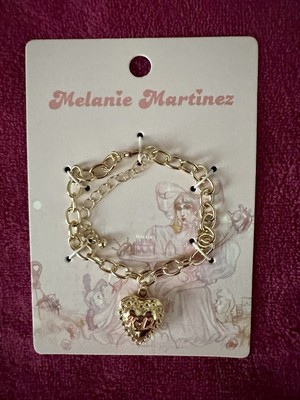 Melanie Martinez K-12 Herz Medaillon goldfarben Kette Armband