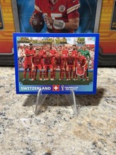 2022 Panini FIFA World Cup Soccer Sticker - Switzerland Team Photo Blue #SUI 1