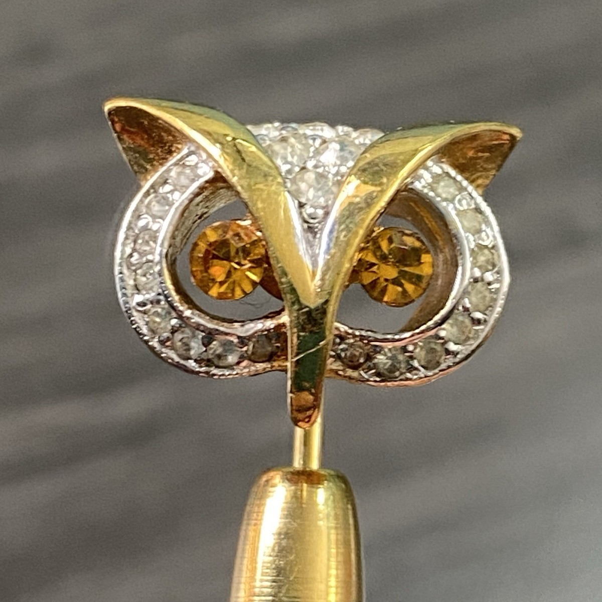 PANETTA パネッタ ヴィンテージ　イーグル　ブローチ Vtg Panetta Owl Pin - Panetta Rhinestone Owl Pin | eBay