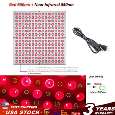 Red Near Infrared LED Anti Aging Therapy Light Panel Full Body 660nm 850nm 45W