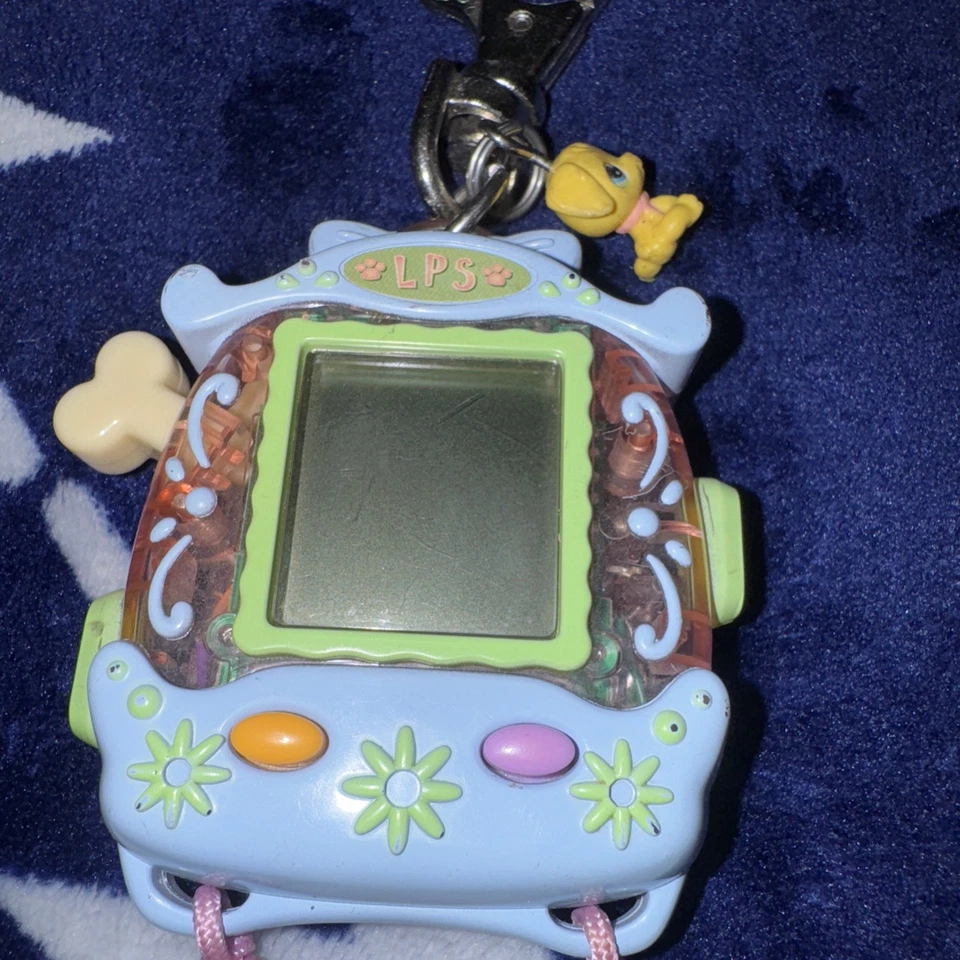Littlest Pet Shop 2005 Raro Perro Cachorro Llavero Electrónico Mascota Virtual Tamagotchi Foto 3 de 4