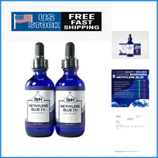 Ultra-Pure Methylene Blue 1% - 3rd Party Verified, Dropper Included, 100 mL