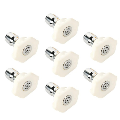 #ad 7 Pack 25° Pressure Washer Nozzle Tips 1 4 inch Quick Connect Replacement Sp... $12.16