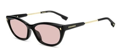 DSQUARED2 DSQ2 0209/G/S - 3H2 U1 - Sonnenbrille - Schwarz/Rosa - Bild 1 von 3