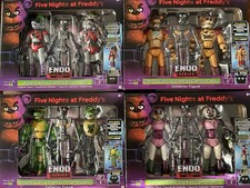 FNAF Endo Series Full Set of 4 Glamrock Shattered Five Nights At Freddy  s READ