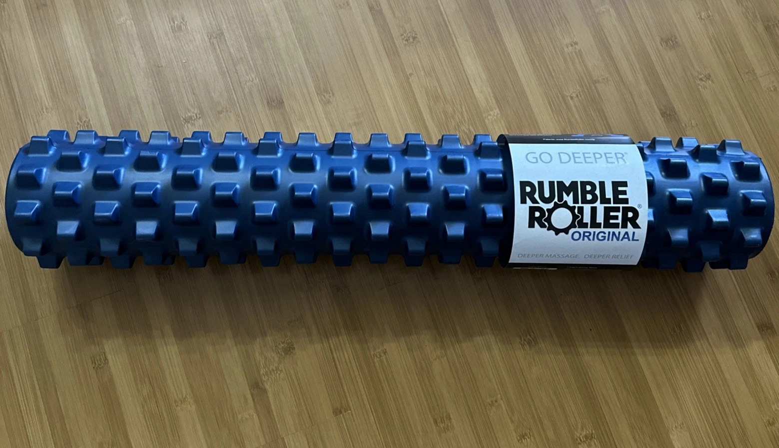 RumbleRoller Original Textured Foam Roller 31" Xfirm Original Deep Tissue W/box
