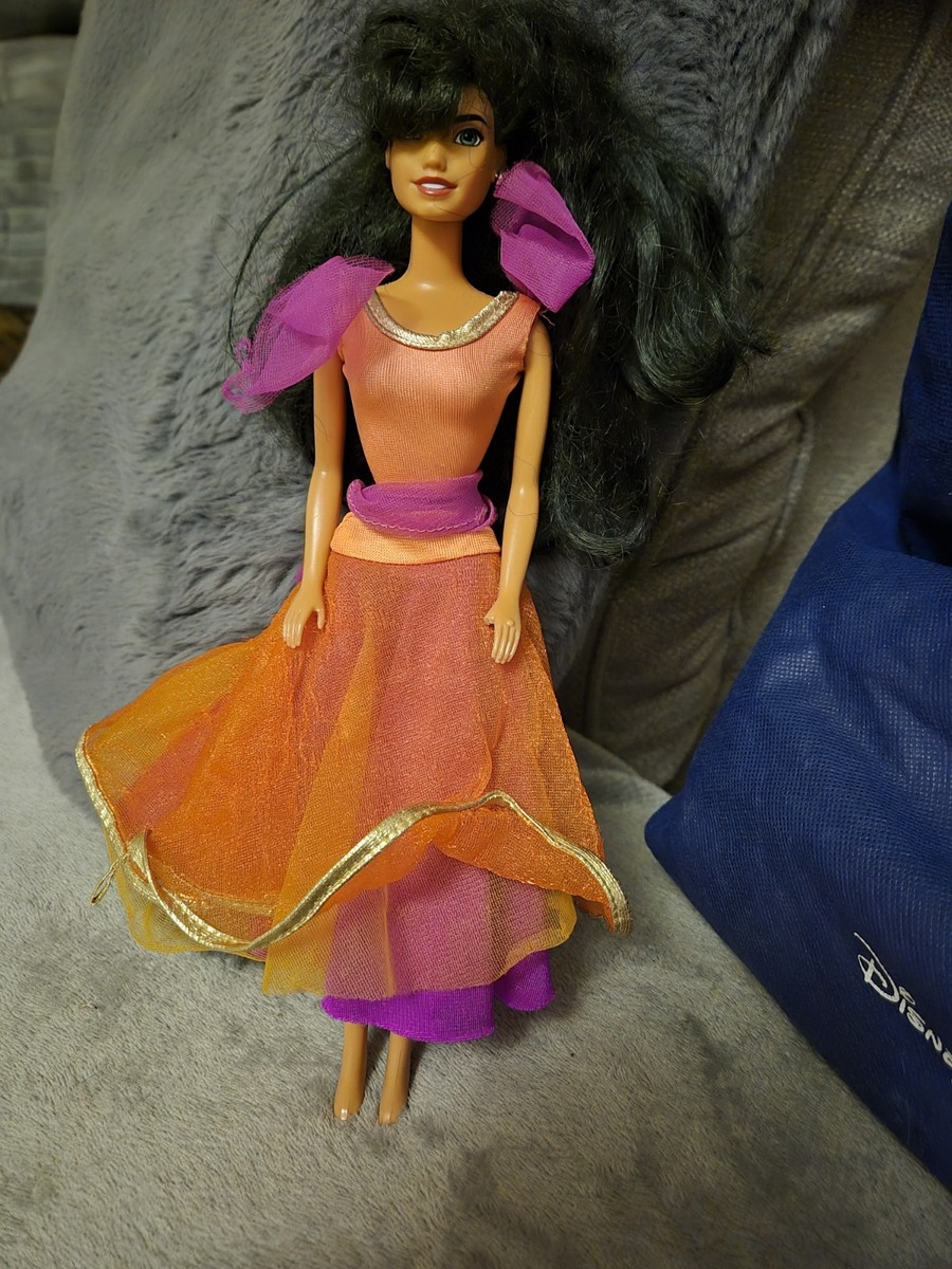 Vintage Mattel 90s Disney Esmeralda Barbie Doll Hunchback of Notre Dame