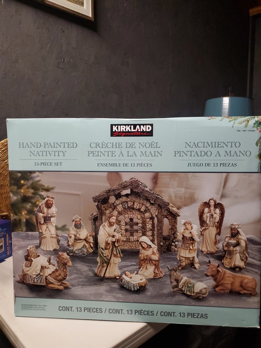 Kirkland Signature Hand Painted Nativity Set, 13-piece 1705465