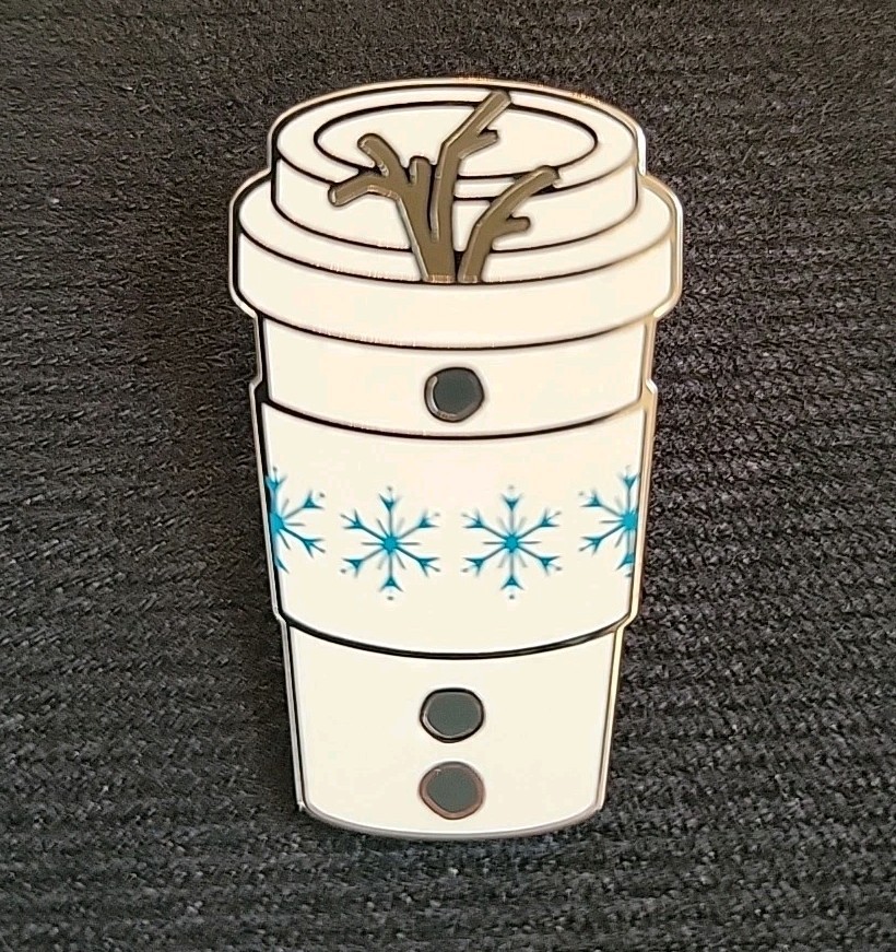 Disney Pin Olaf Coffee Cup 2021 Mystery Series Pin (1 Pin Only)