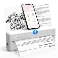 HPRT Portable Bluetooth Thermal Printer Wireless Travel Inkless Printers
