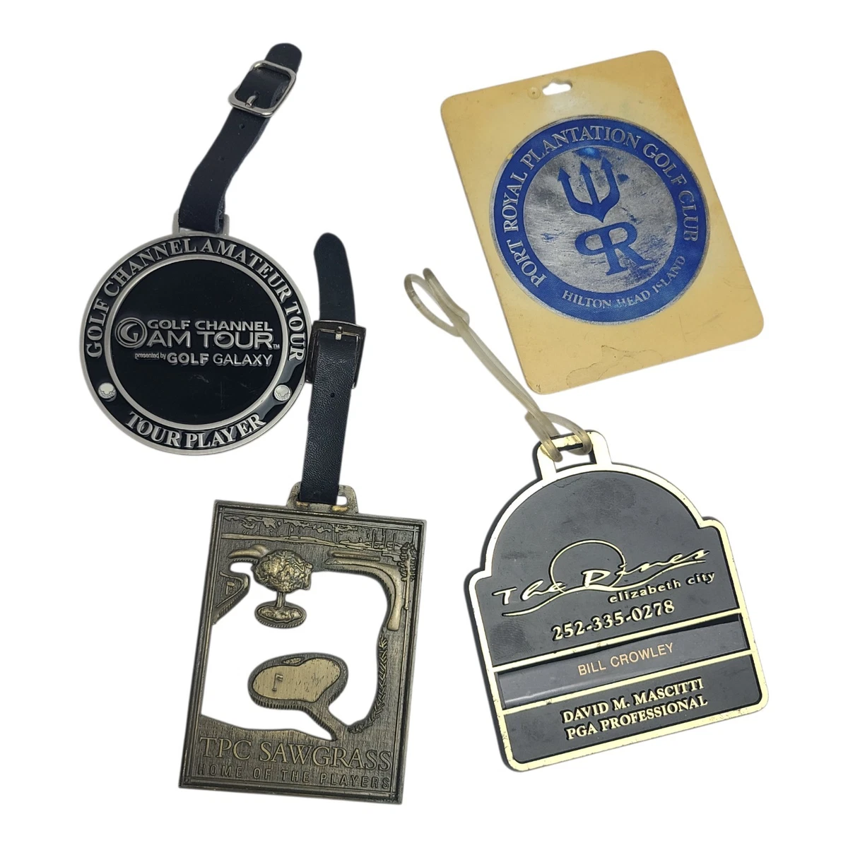 Badge De Sac Vintage - RIDGEWOOD COUNTRY CLUB Danbury Conn. / Bob Geambazi - Pour Sac De Golf