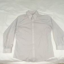 Brooks Brothers Regent 16-34 Men's White Striped Supima Cotton Non-Iron Shirt