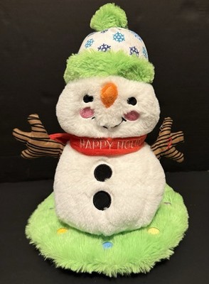Musical Snowman Plays ''Most Wonderful Time  15'' T Cuddle Barn Decor *WORKS*