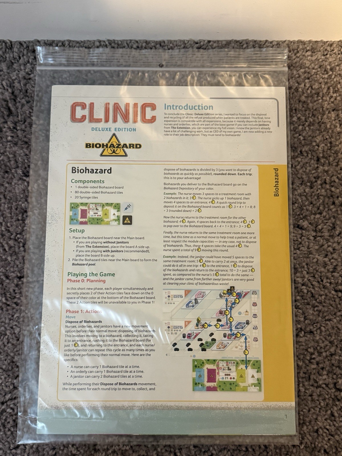 Clinic Deluxe Edition: Biohazard by Alban Viard Studio Games - New and Sealed