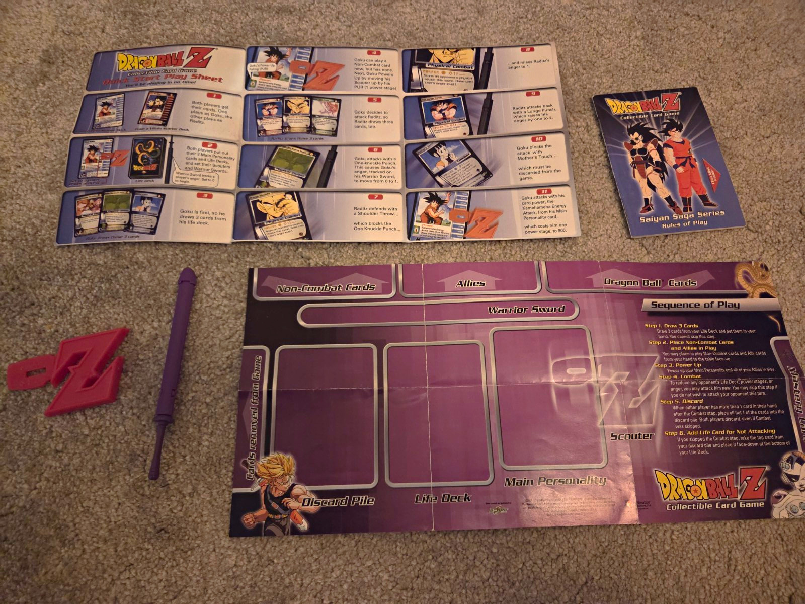 Dragon Ball Z TGC Card Game Bundle Job Lot Cards Rare Cards view 9