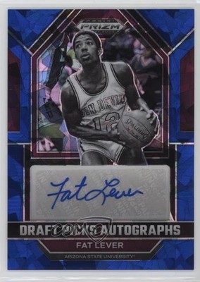 2023-24 Panini Prizm Draft Picks Blue Ice 6/75 Fat Lever #DPA-FAT Auto 0xq7