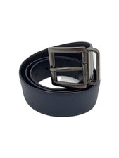 PRADA Men's Leather Belt in NVY