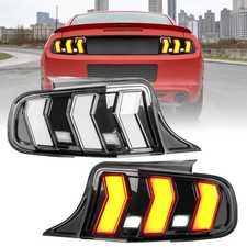 For 2010-2014 Ford Mustang Led Tail Light Clear Lens Leftright Tail Lights