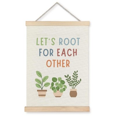 LUVADIAN Let's Root for Each Other Poster 16''L x 12''W, Kid Motivational