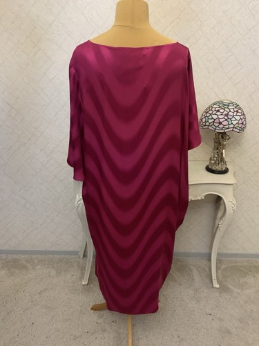 Marina Rinaldi reine Seide Kleid Gr. Gr. MR 33-W24US-It62-DE54-FR58 - Bild 3 von 8