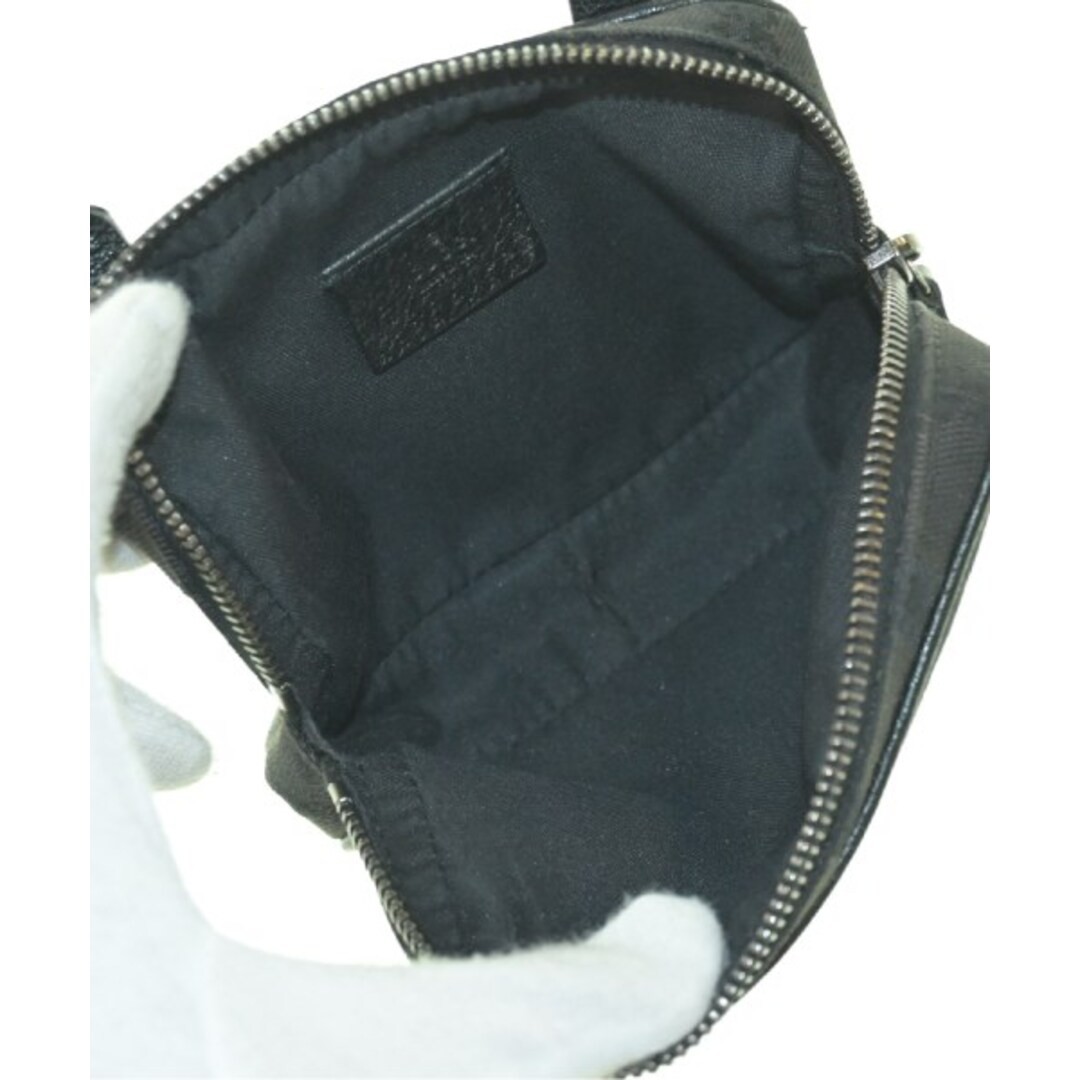 Gucci Black Leather Shoulder Bag Women Used Pre-Owned Free Shipping thumbnail 4