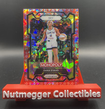 DANA EVANS 2024 Panini WNBA Monopoly Prizm #55 FREE PARKING Refractor