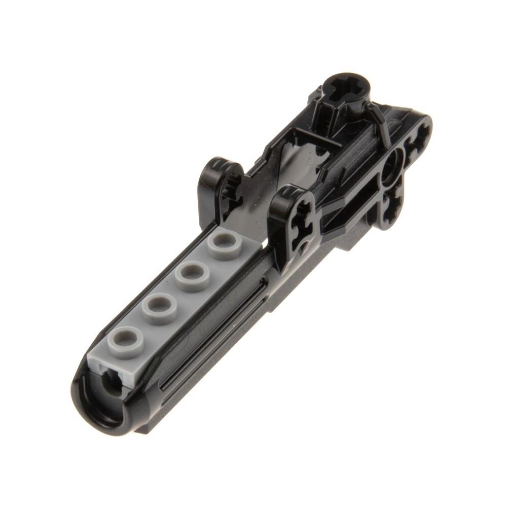 1X Lego Large Figure Weapon Case 9L Black Cannon New-Light Gray 15301C01 24123