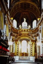 1970s Kodachrome 35mm Slide London, England Kodak St Pauls Cathedral Interior