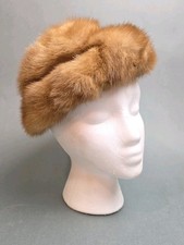 PASTEL MINK FUR HAT WOMAN