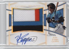 2023 National Treasures Holo Gold /25 Yiddi Cappe (2024 Panini Update) Auto 17uv