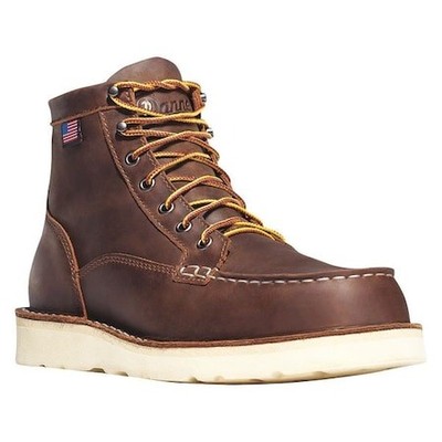 Danner 15564 Men's 6-Inch Work Boot, 15 D, Steel Toe, 6 In H, Brown, 15564