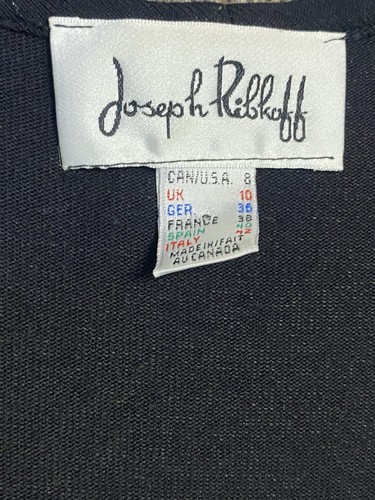 Joseph Ribkoff Tunika Top Shirt Bluse Größe 8 schwarz Stretch Edelsteine gebraucht, in einwandfreiem Zustand - Bild 2 von 2