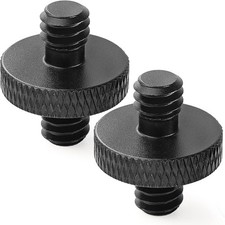 1/4" Male to 1/4" Male Threaded Tripod Screw Adapter Double Sided Standard