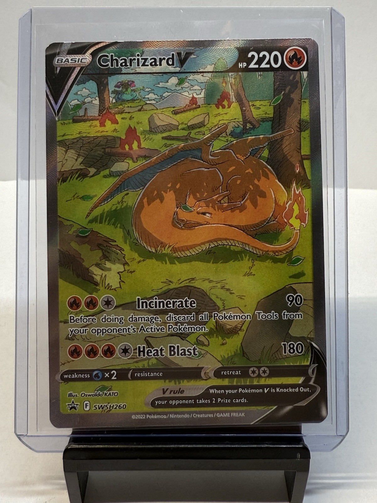 Charizard V SWSH260 SWSH Sword & Shield Promo Holo EN 220 HP
