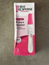 Early Result Pregnancy Test, 3 Pack Packaging Test Box Damage Exp 06/27