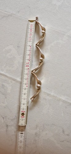 Brutalist Silber Armband 17 Cm 835 Silber Vintage, 32 Gr - Bild 11 von 14