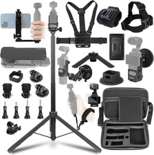Accessories Kit for Osmo Pocket 3/Xtra Muse,Included Carrying Case with Belt,135