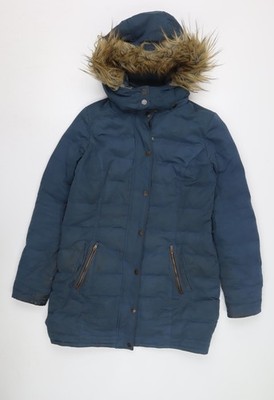 Blauer FatFace Polyestermantel Damen UK-Größe 10
