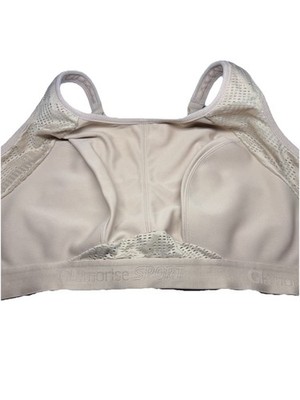 GLAMORISE No Bounce BACK-Closure SPORTS Bra High Support Style 1068 44D