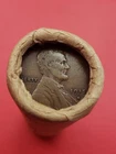 1915-S LINCOLN WHEAT CENT 1912-D LINCOLN WHEAT PENNY COIN ROLL ENDERS BANKROLLED