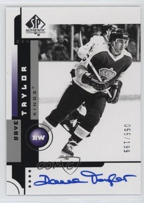 2021-22 SP Authentic 2001-02 Retro 55/199 Dave Taylor #01RA-DV Auto 16i3