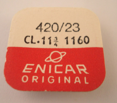 Genuine Enicar Watch Part Calibre 1160 Parts - New Old Stock