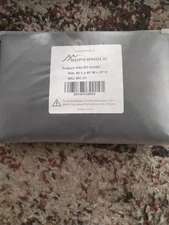  Patio Fire Pit Grill Table Cover Square 40 inch Outdoor 40x40x20 Inch Black 