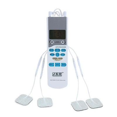 JKH TENS Elektronisches Schmerzlinderungsgerät EMS Pulsmassagegerät 4 Pads
