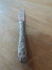 S Kirk & Sons Sterling Silver REPOUSSE Butter Spreader Knife 6 1/4" Long Stieff