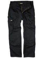 Apache INDUSTRY black polycotton kneepad work cargo trouser