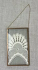 Handmade Ornament Decor leaded Glass Copper Foil lace sun catcher xmas bohemian